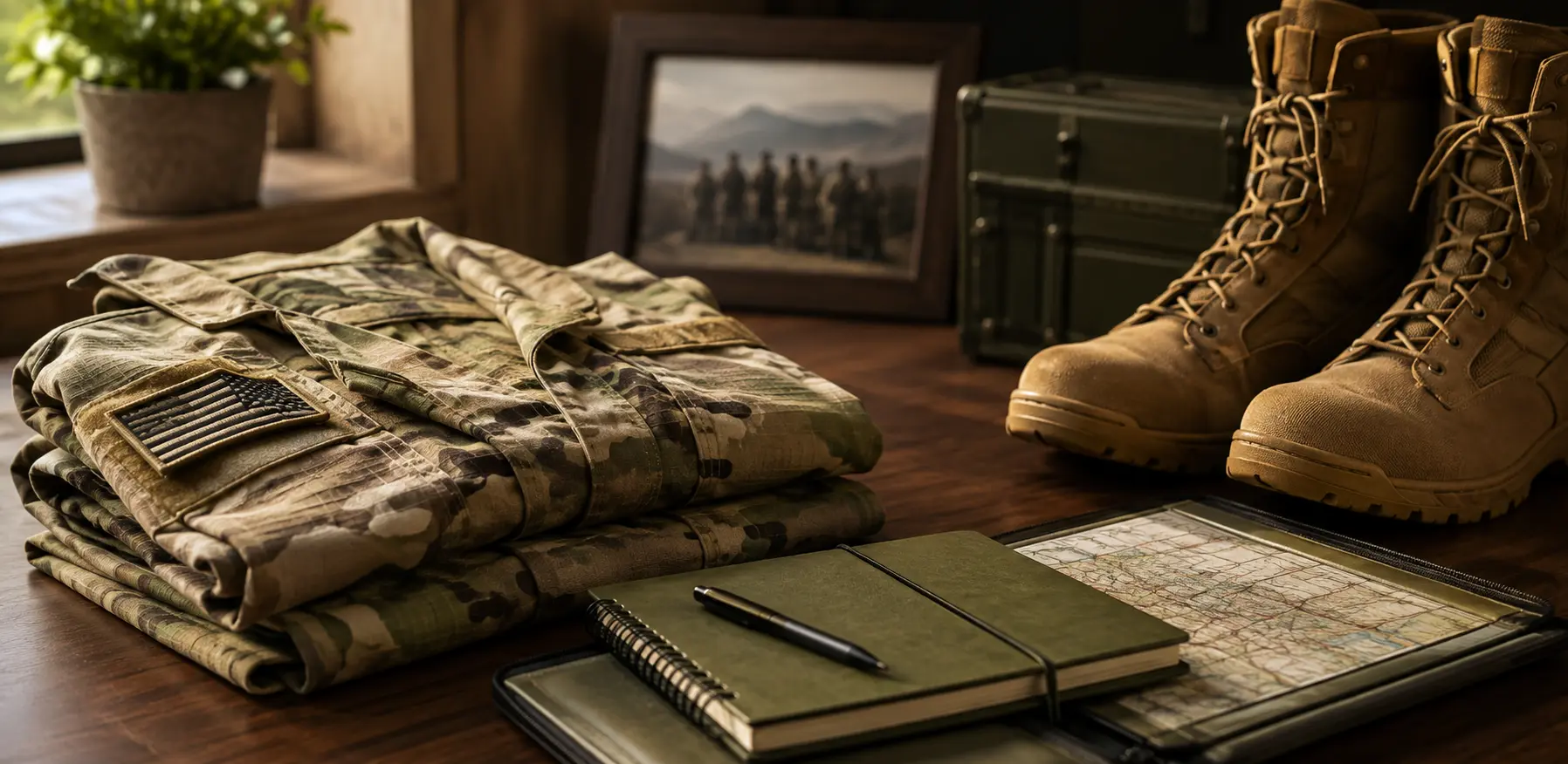 Alex Rivera, fictional Army Veteran / Operations Professional wall example